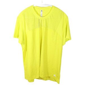 ADIDAS Acid Yellow Zoe Saldana Primegreen Multisport Mesh Top Size 2XL NWT